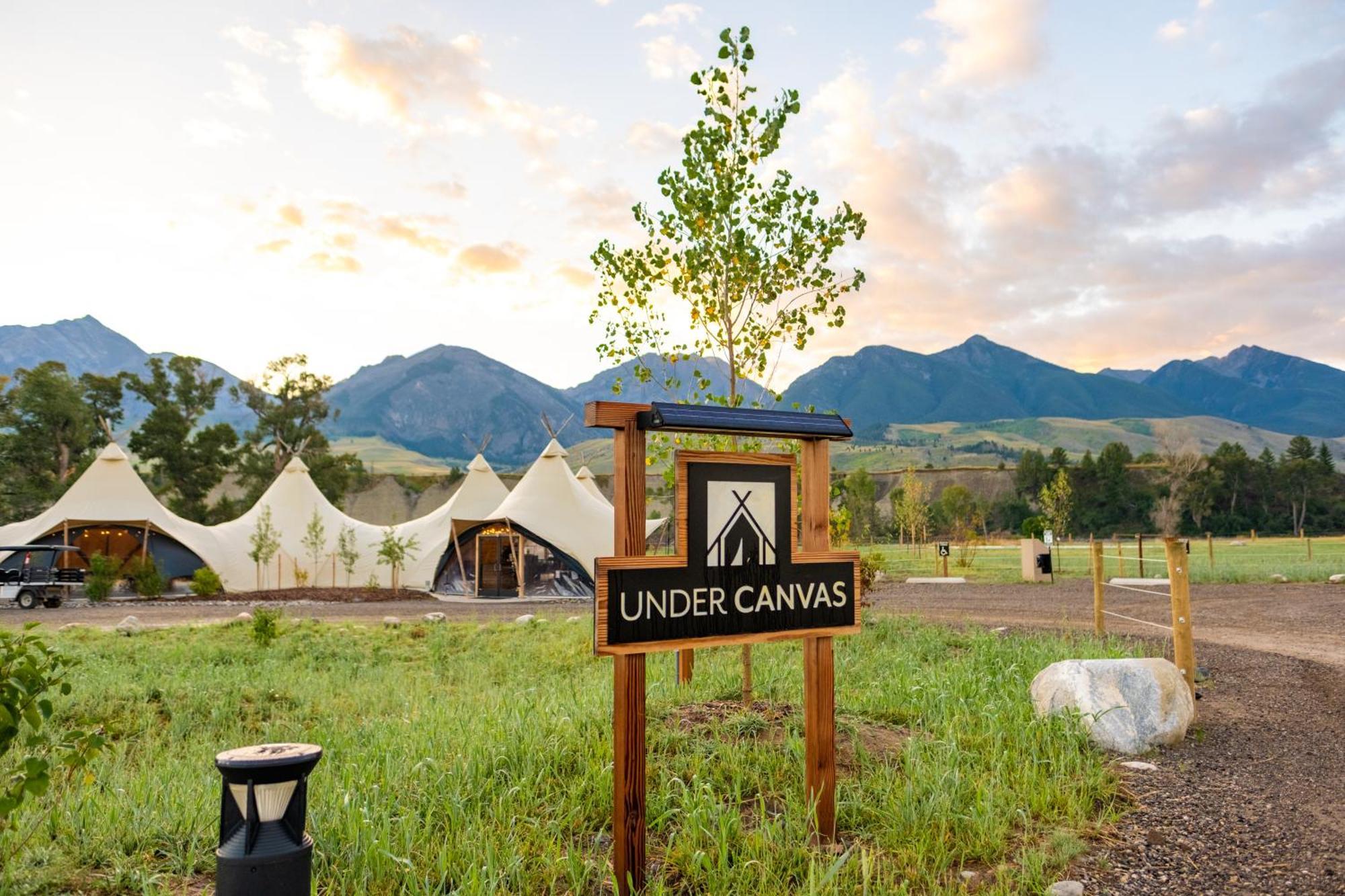 Under Canvas North Yellowstone - Paradise Valley Livingston Exterior foto